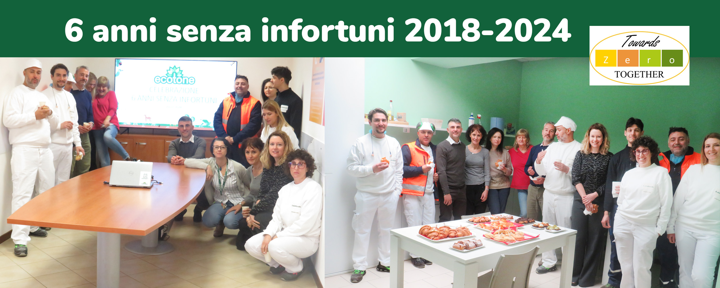 ABAFOODS – 6 anni senza infortuni sito di Viadana